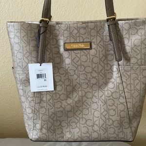Chocolate Calvin Klein Purse New W Tag